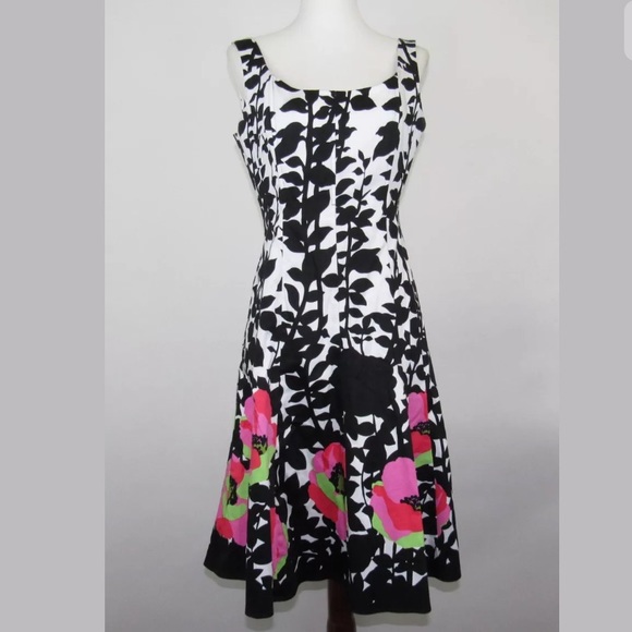 Nine West Dresses & Skirts - Nine West Women's Black and White Floral Dress